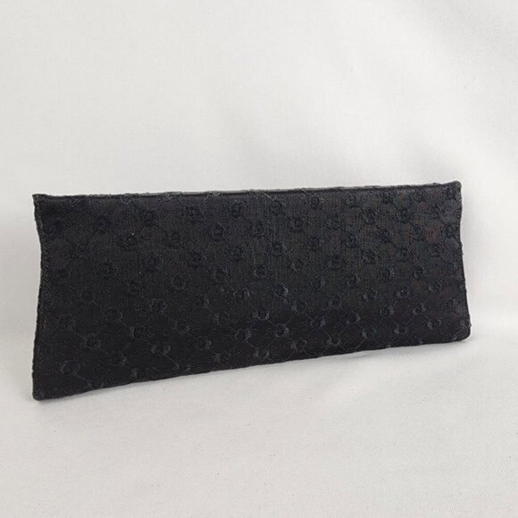 Vintage Normandie Black Floral Clutch - Picture 1 of 8